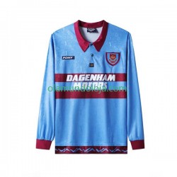 Camisola West Ham United Retro Homem Equipamento Primeiro 1995-1996 Manga Comprida